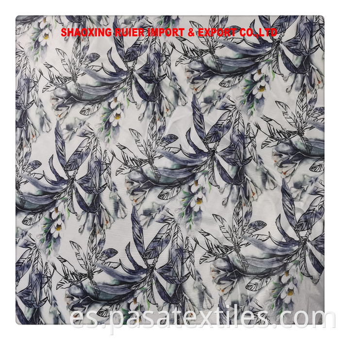 flora printing chiffon dress fabric 